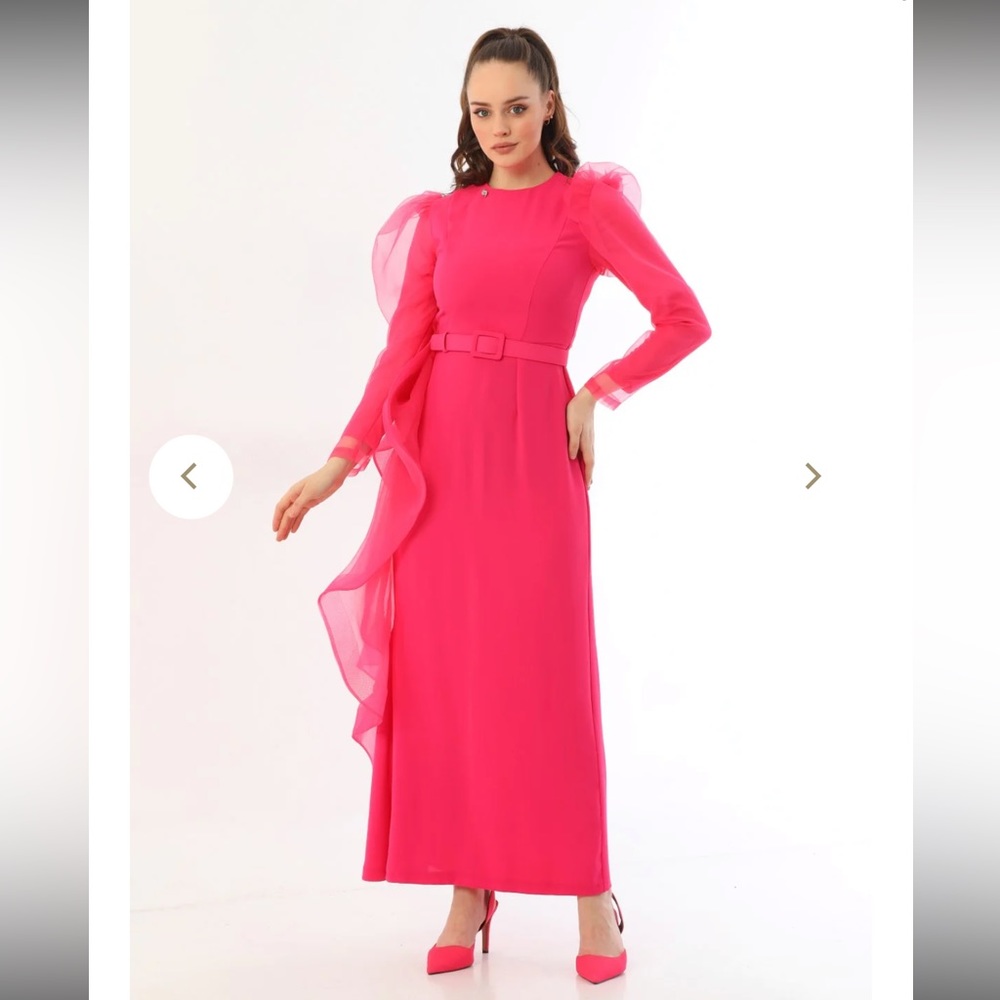 Moda Natty Fusia S&D Frida Modest Dress